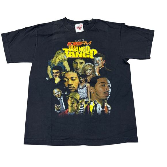 XLARGE Other - VTG 2007 Kiss FM 102.7 Wango Tango Shirt Men's M Ludacris Pitbull Fergie Rap Tee